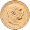 100 Corona Austria moneta oro - retro - Italpreziosi