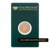 Marengo moneda de oro - blister frente - Italpreziosi - promo