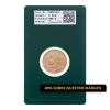 Marengo moneda de oro - blister reverso - Italpreziosi - promo