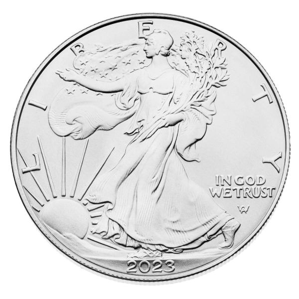 American Eagle silver coin - back - Italpreziosi