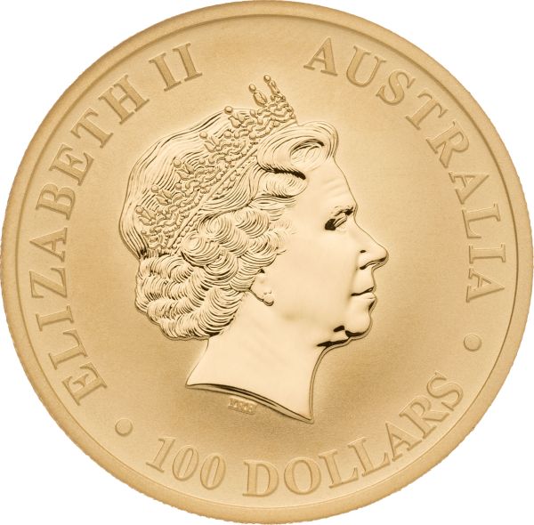 Australian Nugget moneta oro - retro - Italpreziosi