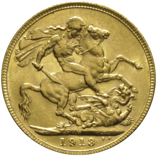 British Pound gold coin - front - Italpreziosi