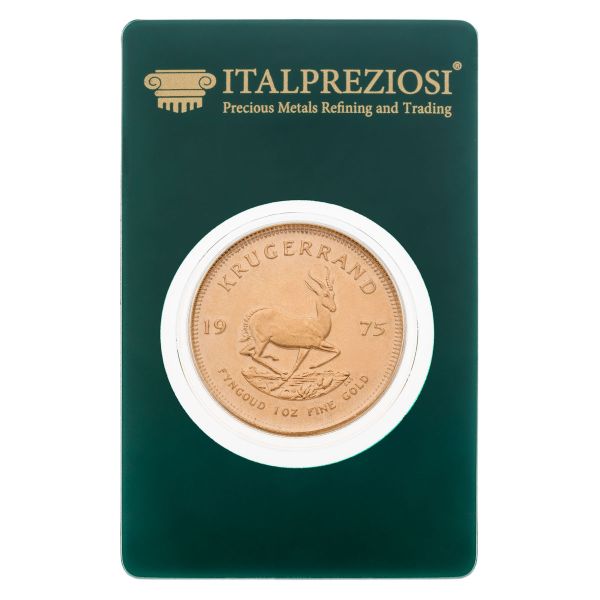 Krugerrand gold coin - blister front - Italpreziosi
