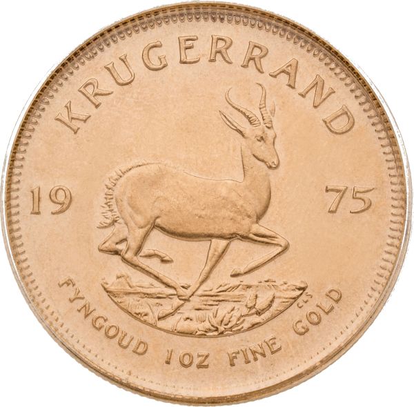 Krugerrand moneda de oro - frente - Italpreziosi