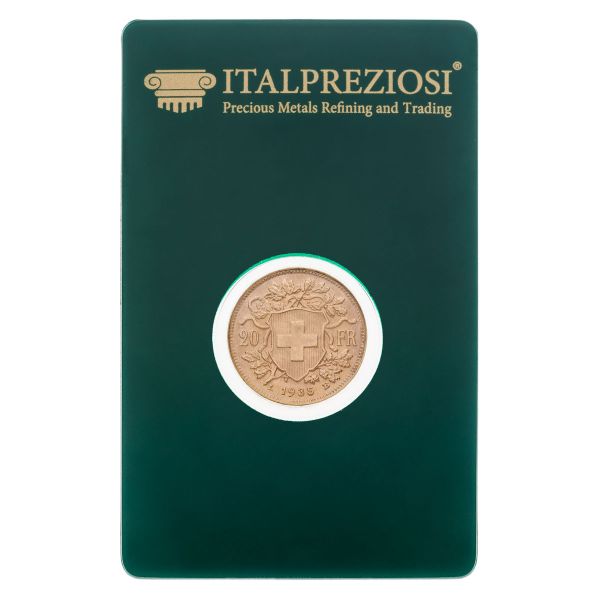Marengo gold coin - blister front - Italpreziosi