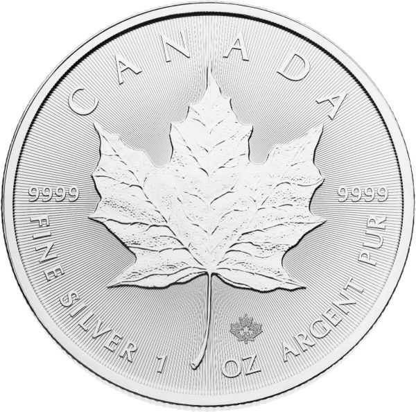 Silver Maple Leaf - moneta argento fronte - Italpreziosi