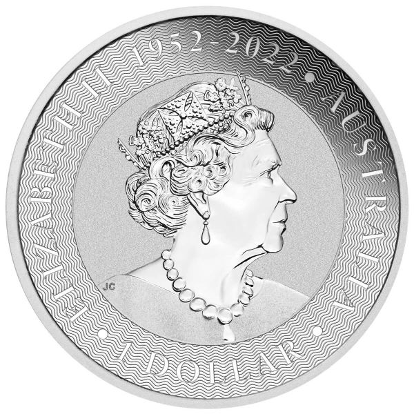 Silver Australian Nugget moneta argento fronte Italpreziosi