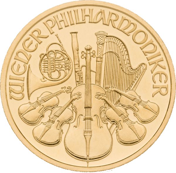 Vienna Philharmonic gold coin - back - Italpreziosi