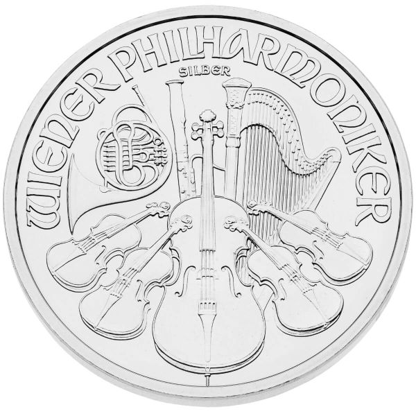 Vienna Philharmonic moneda de plata - frente - Italpreziosi