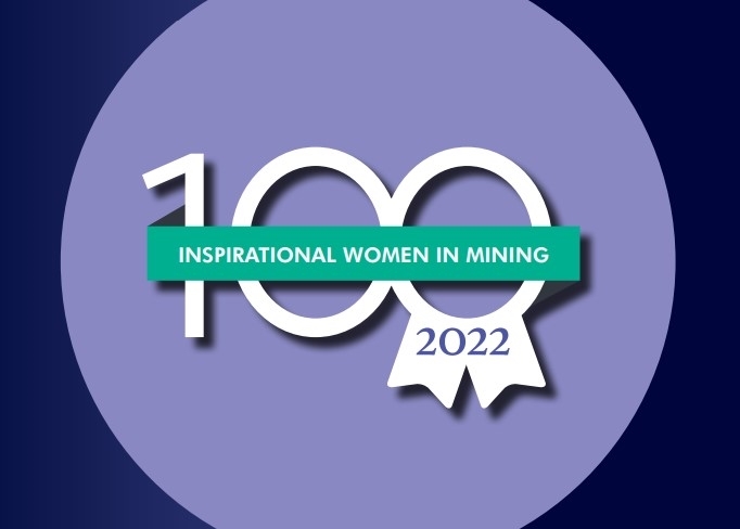 logo della pubblicazione “100 Global Inspirational Women in Mining”